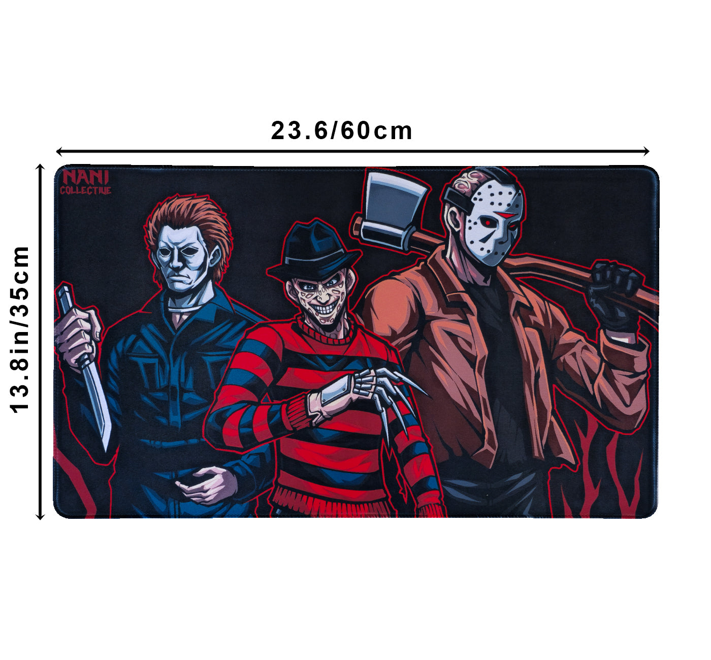 FREDDY, JASON, MICHAEL | HORROR TRIO MOUSE PAD